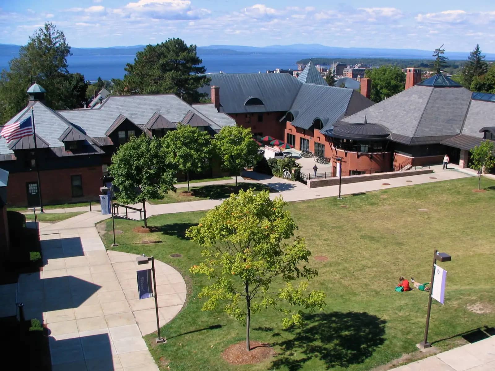 Champlain College campus — The central campus of Champlain College in Burlington, Vermont, United States.