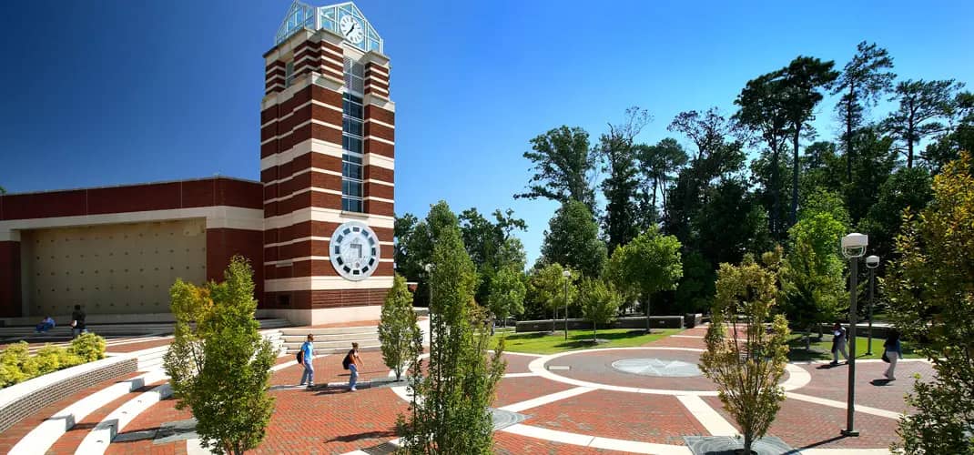 East Carolina University campus — The Joyner Library Clock Tower at East Carolina University in Greenville, NC.