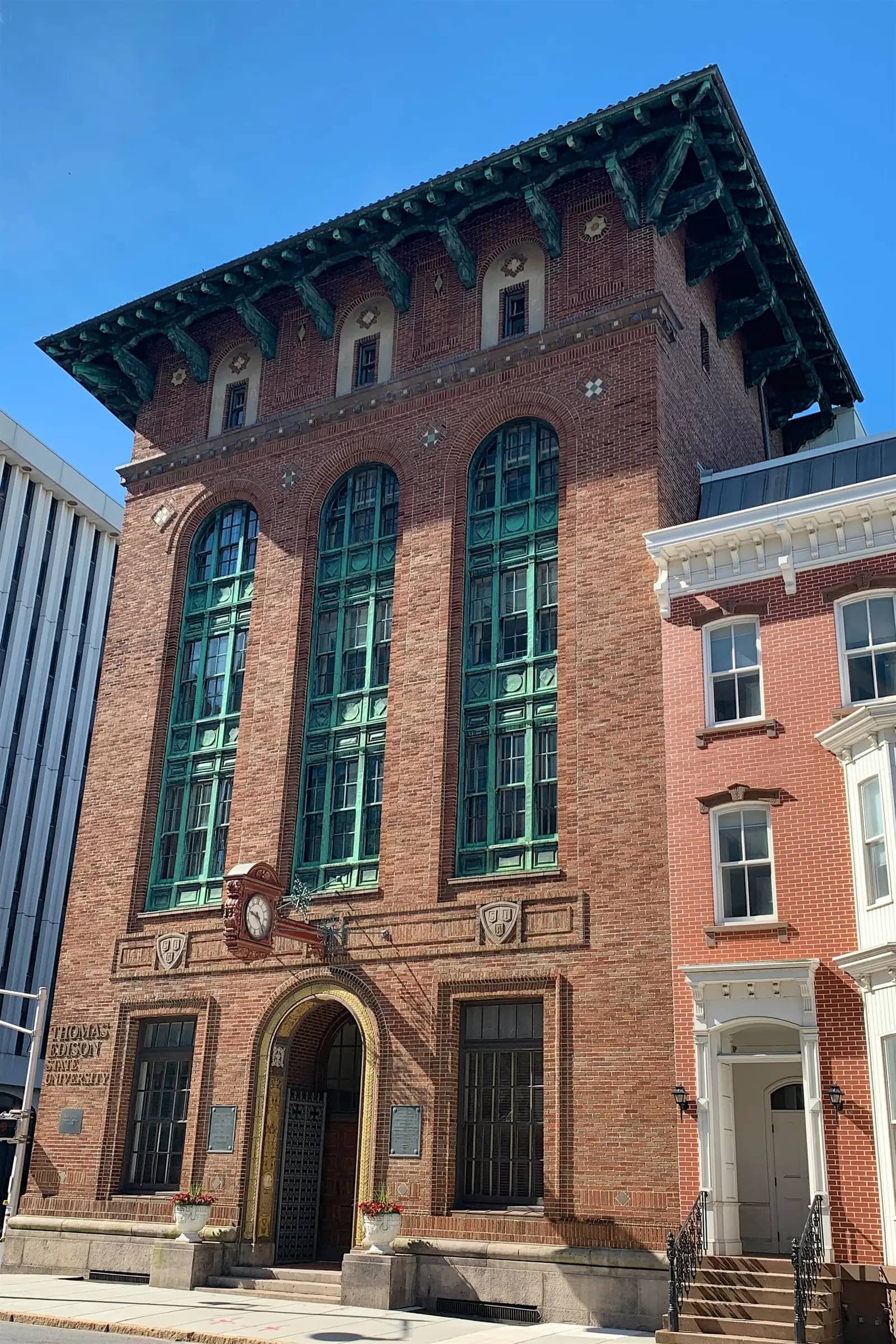 Thomas Edison State University campus — The Kelsey Building, originally known as the School of Industrial Arts, in Trenton, New Jersey . Now used by Thomas Edis