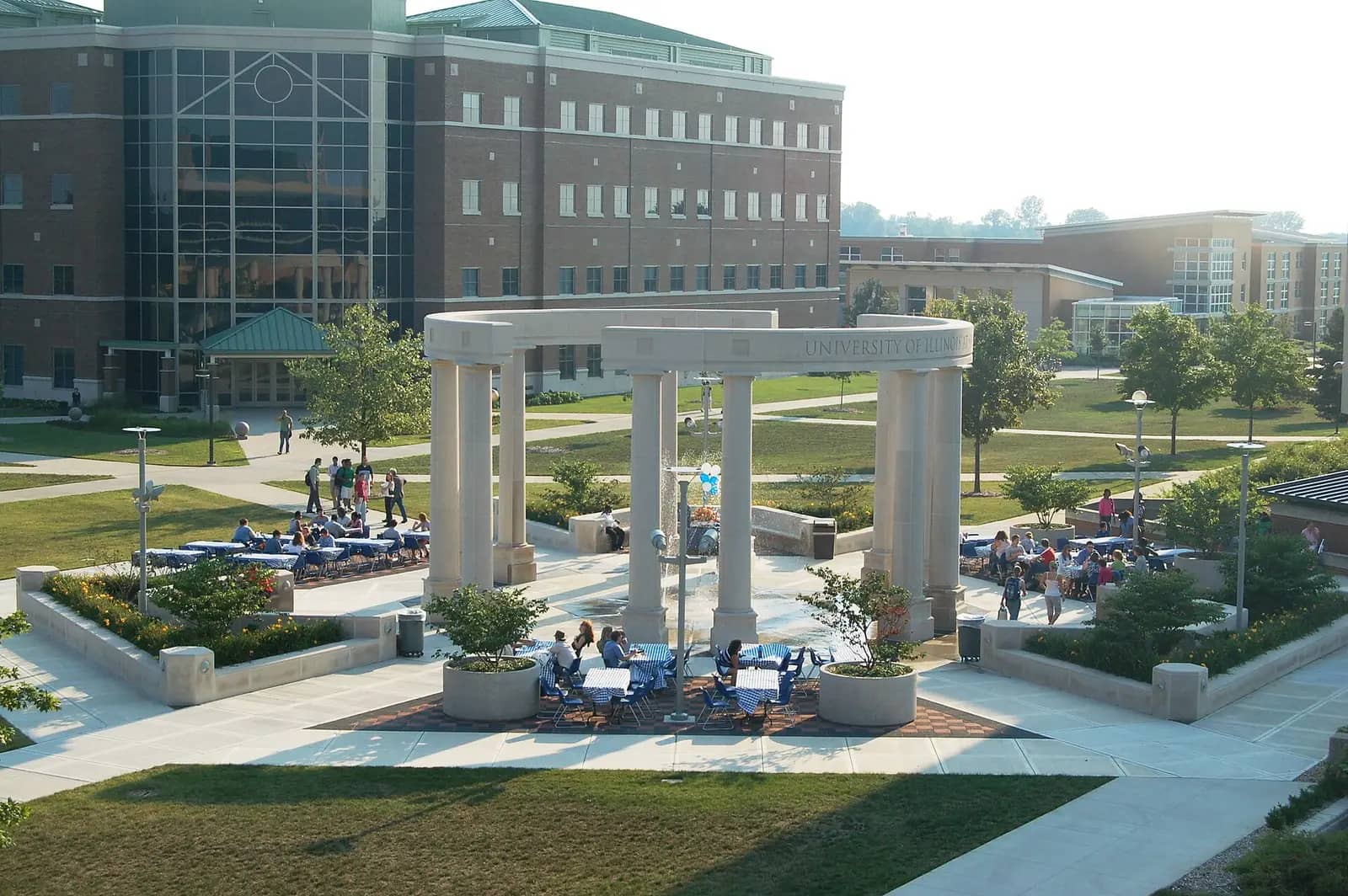 University of Illinois Springfield campus — University of Illinois at Springfield campus, outside commons area
