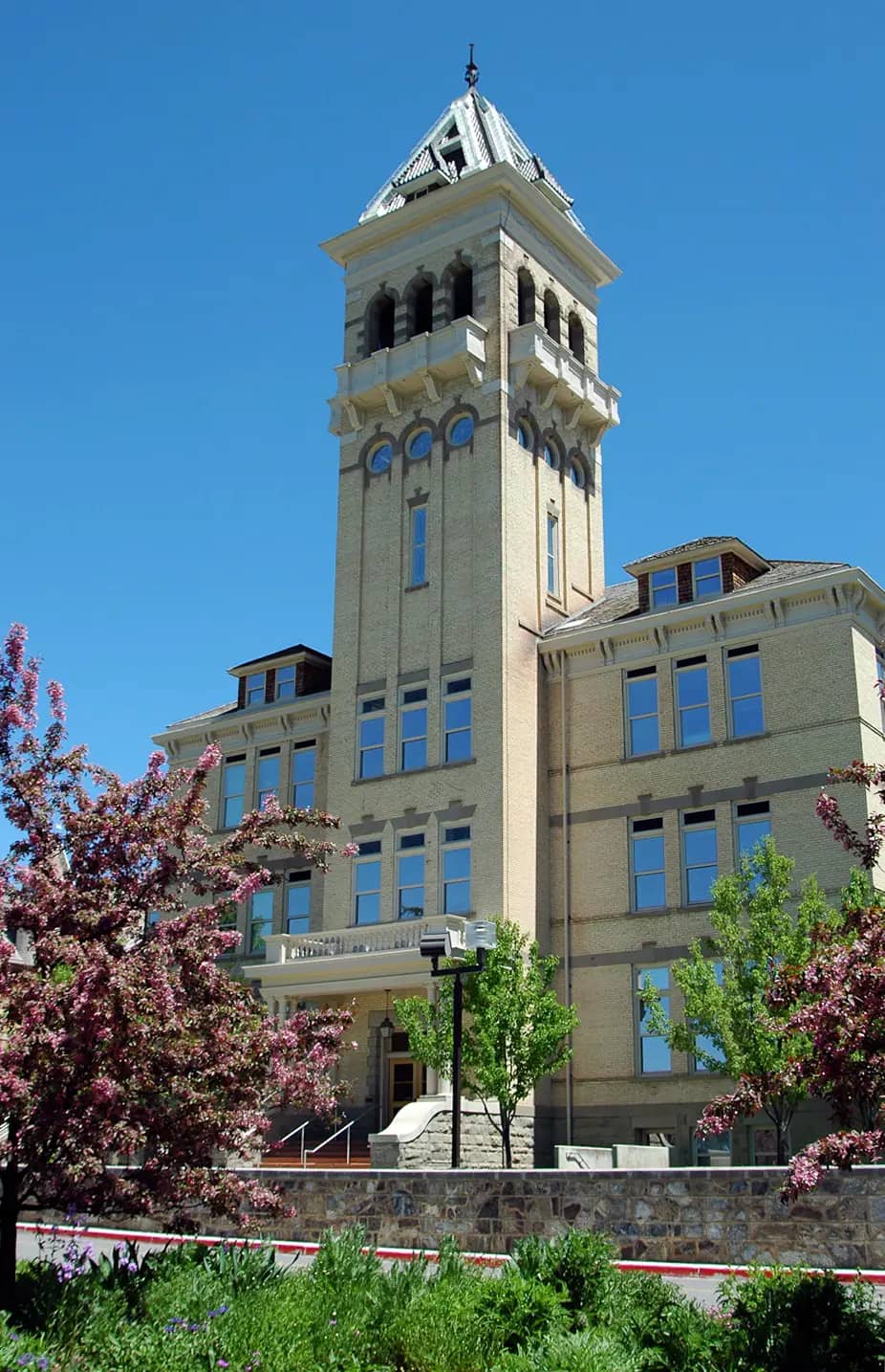 Utah State University campus — Old Main building at Utah State University, Logan Utah This is an image of a place or building that is listed on the Nat