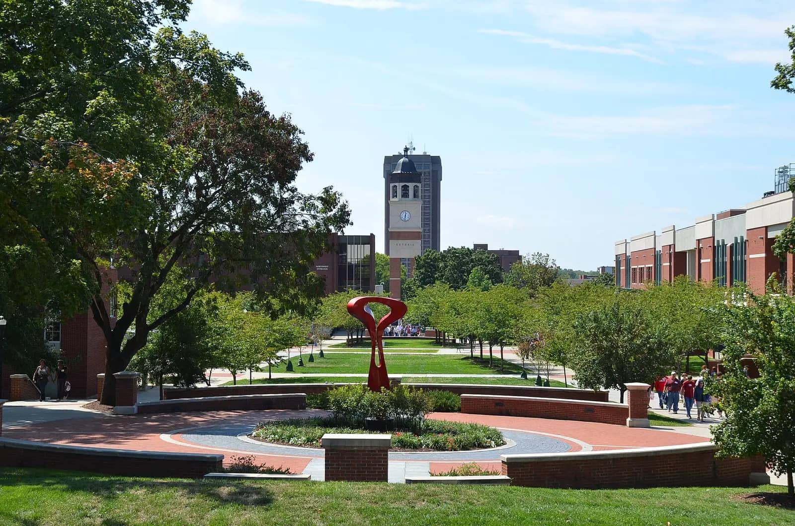 Western Kentucky University campus — View from center of campus